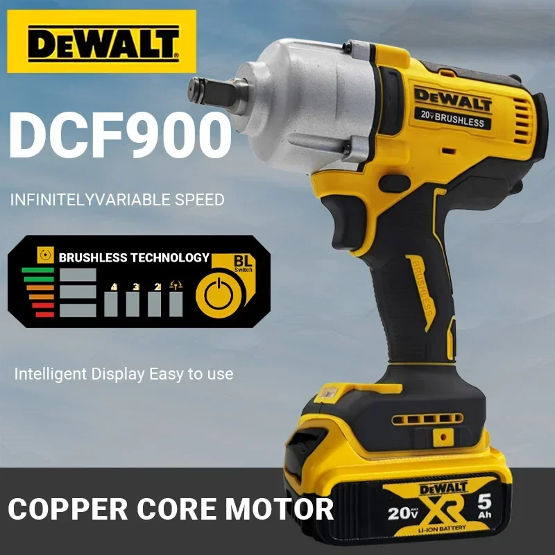 Dewalt Power Tools Xr - Cordless Brushless Heavy Duty Impact Wrench