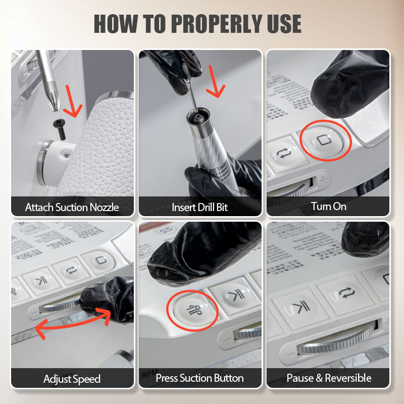 240W Powerful Strong Suction N - Power Tools Drill recension och pris