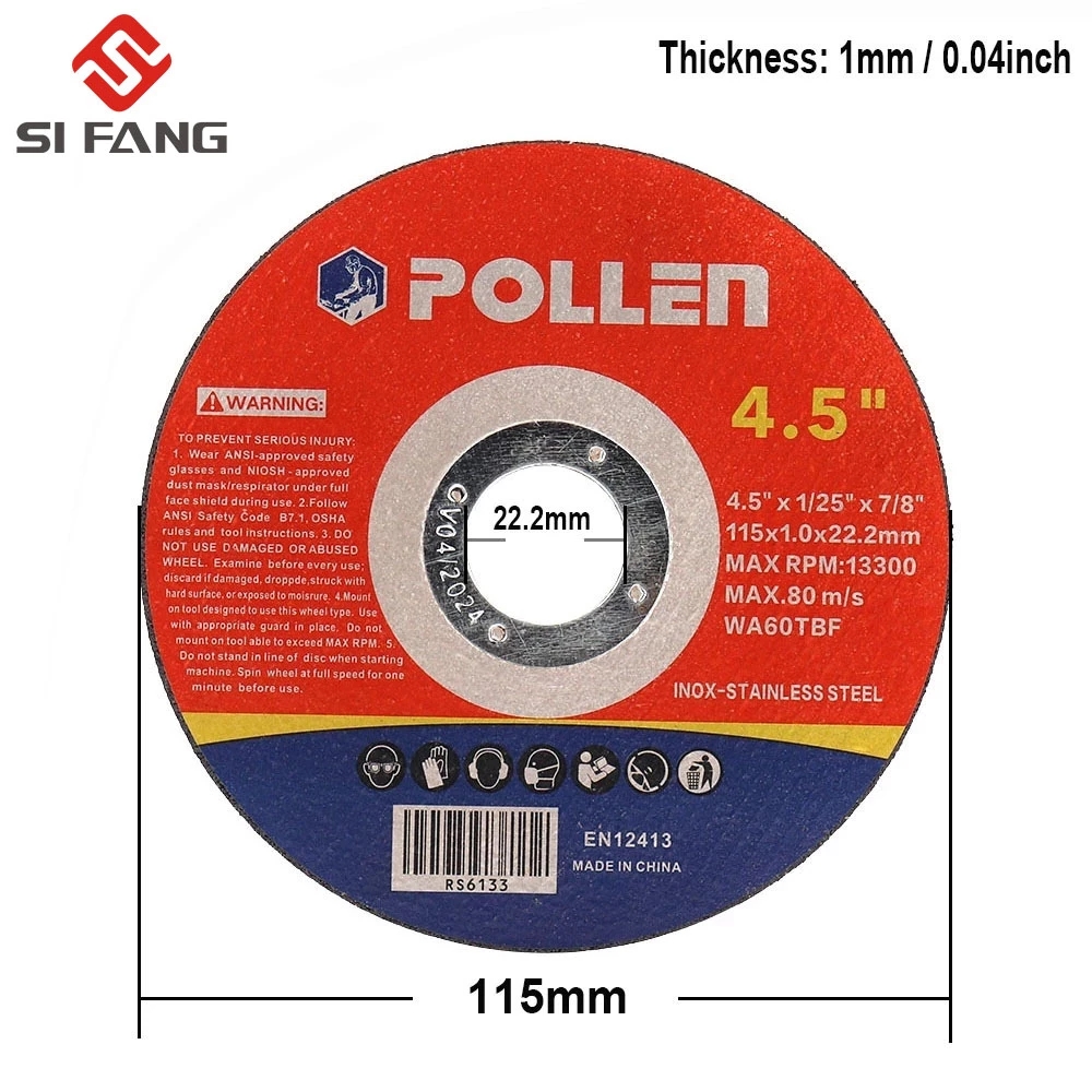4.5 Inch Resin Cutting Disc Me - Angle Grinder 4.5 recension och pris