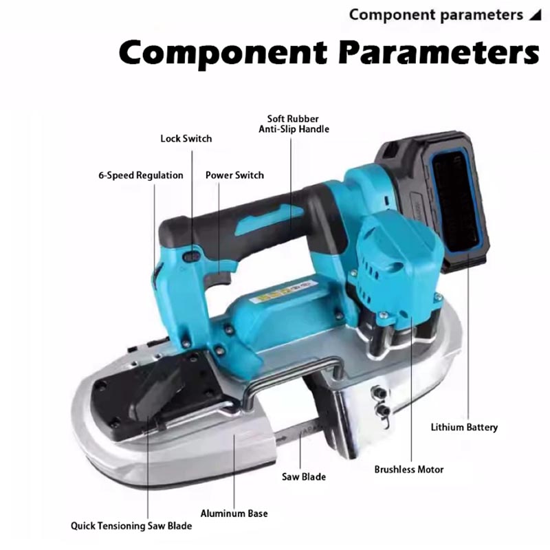 490W Portable Brushless Band S - Power Tools Hand Held recension och pris