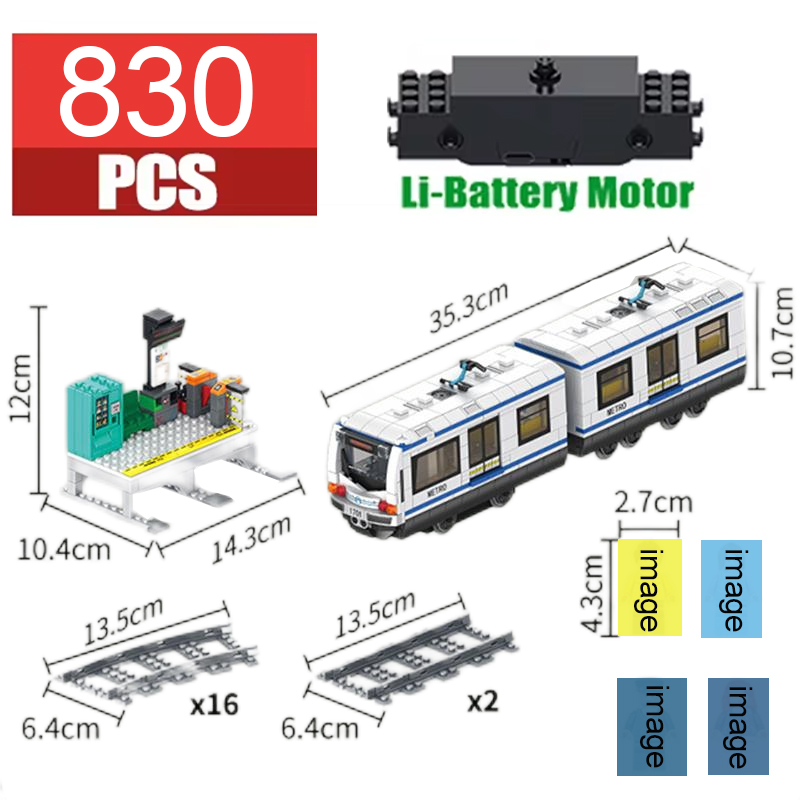 Electric Subway Train City Car - Power Tools Lego recension och pris
