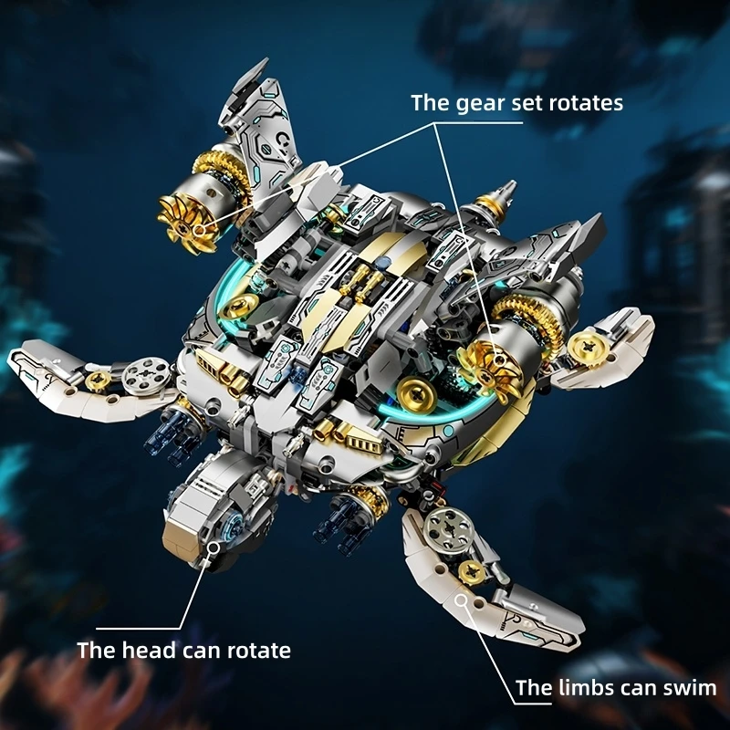 Mechanical Sea turtle Building - Power Tools Lego recension och pris