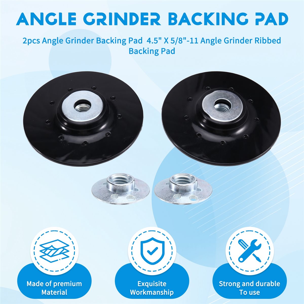 2PCS Angle Grinder Backing Pad - Angle Grinder 4.5 recension och pris