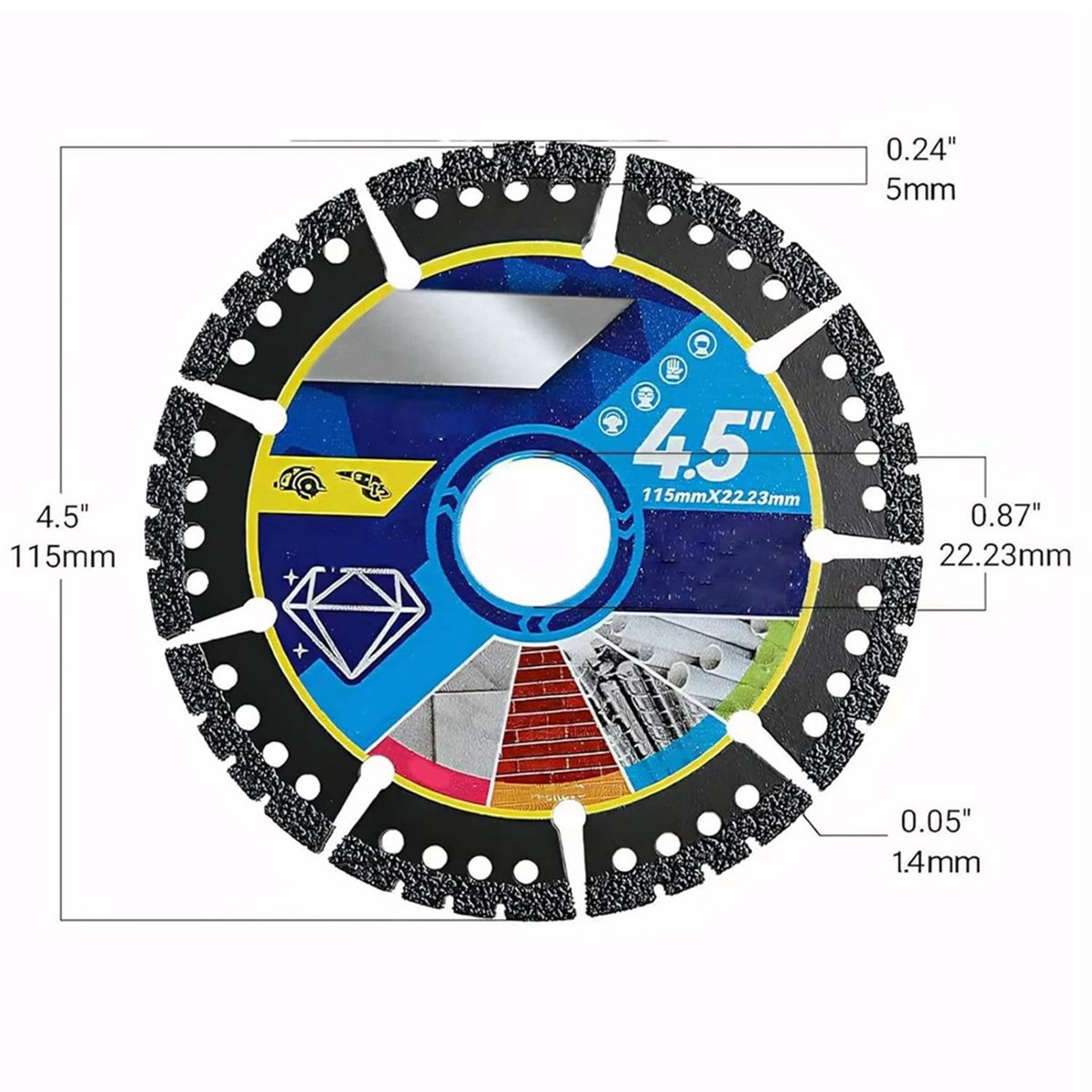 A24I 3PCS Angle Grinder Cuttin - Angle Grinder 4.5 recension och pris