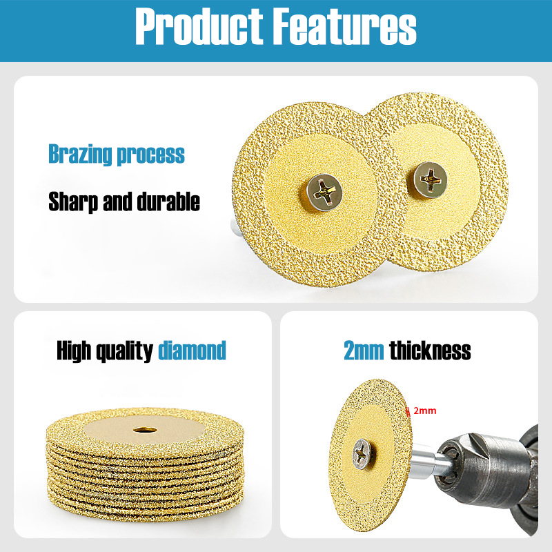 40mm Braze Diamond Saw Blade M - Power Tools Drill recension och pris