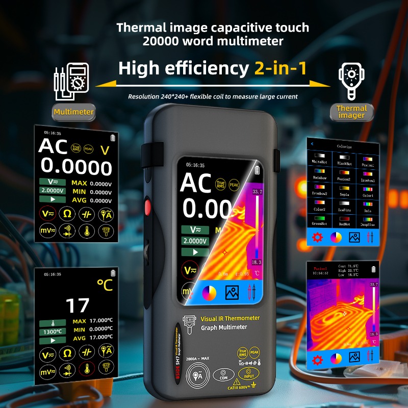 Thermal Imager Multimeter Hand - Power Tools Images recension och pris
