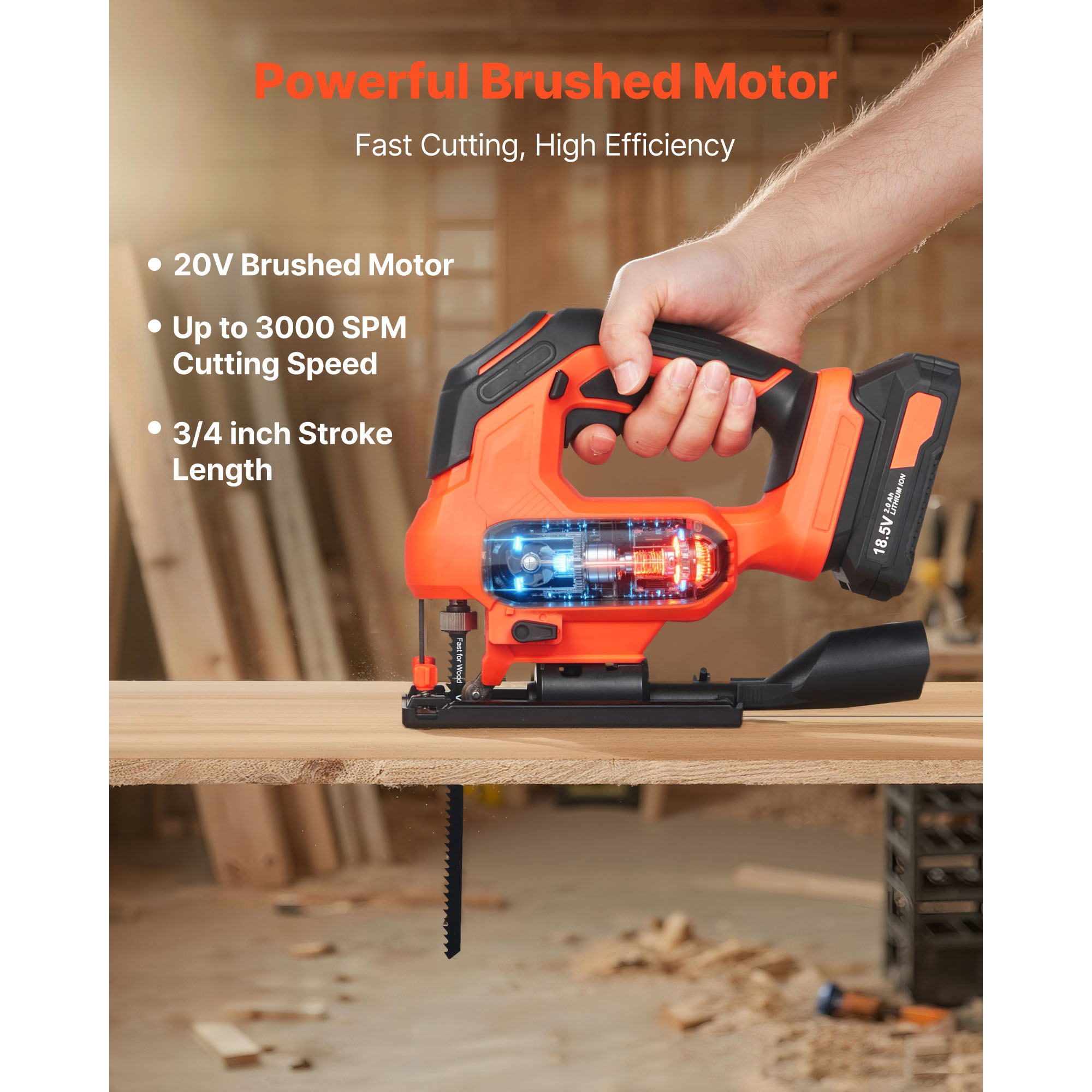 SucceBuy Jig Saw 3000 SPM/3500 - Jigsaw Orbital Blade recension och pris