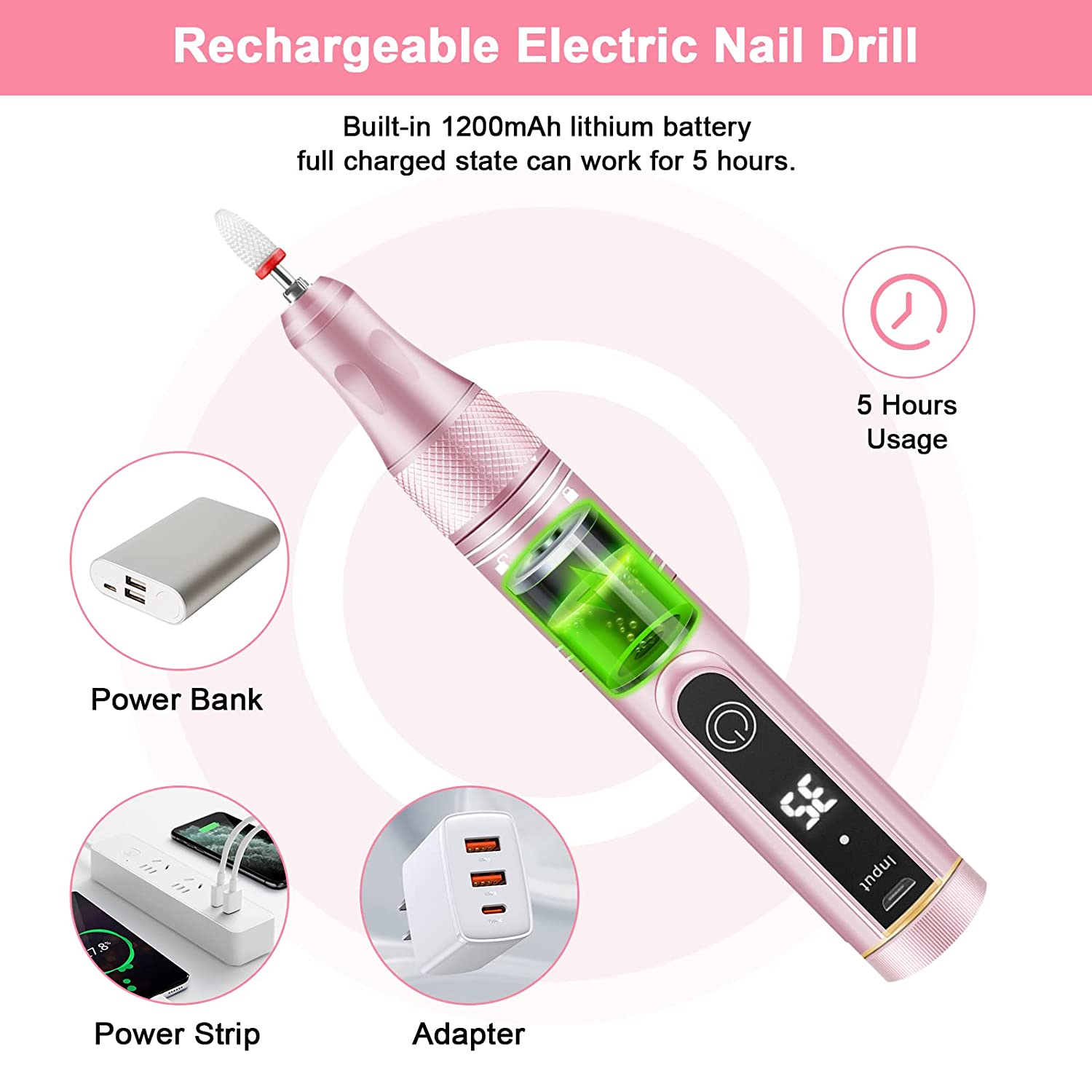 35000RPM Cordless Nail Drill M - Power Tools Sander recension och pris