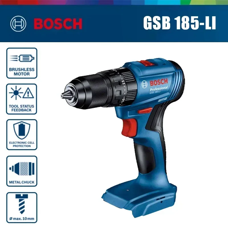 Bosch GSB 185-LI 18V Brushless - Power Tools Drill recension och pris