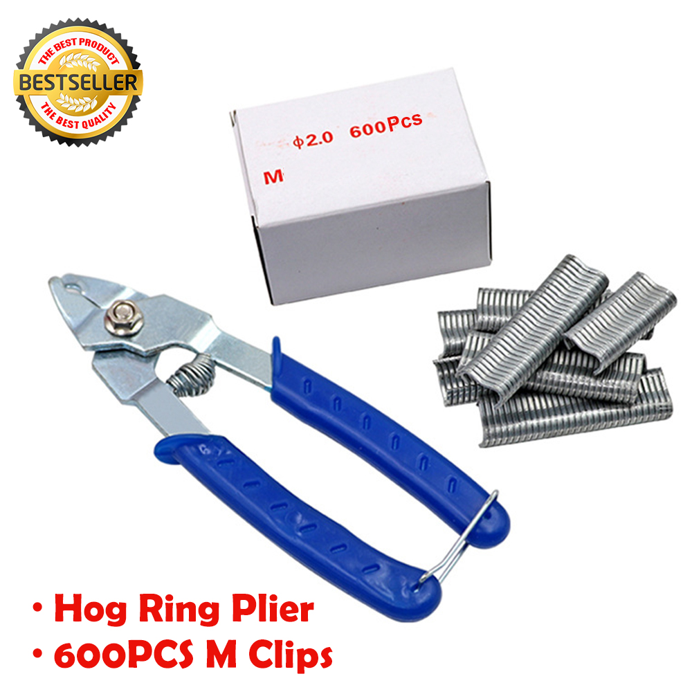 Hog Ring Plier/600PCS M Clips/ - Power Tools You Must Have recension och pris