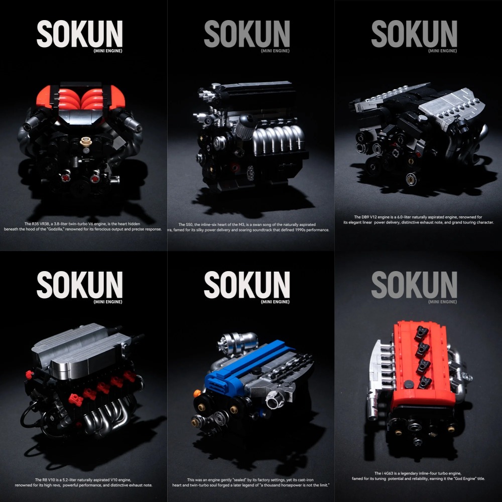 PB8869 SOKUN Vehicle Engine Mo - Power Tools Lego recension och pris