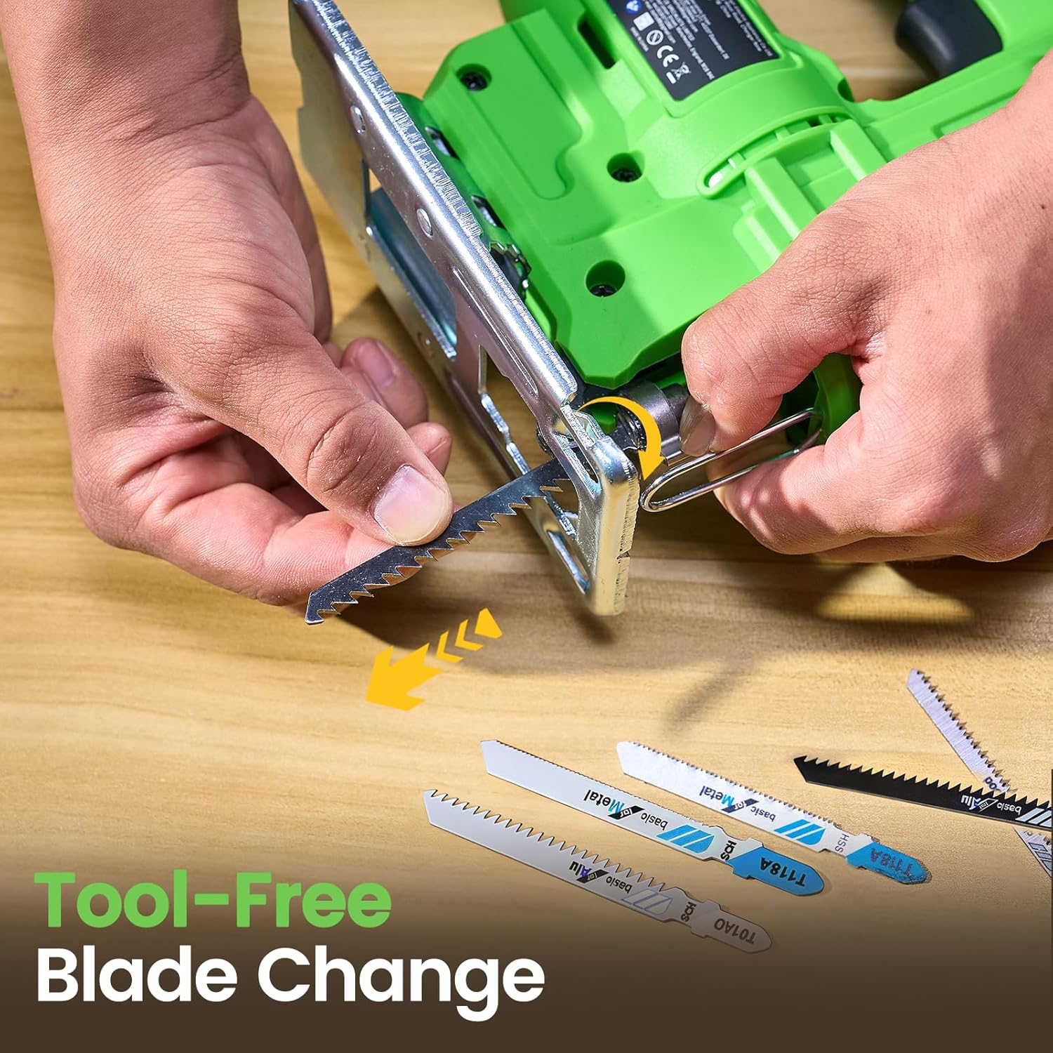Taskstar Cordless Jig Saw Tool - Jigsaw Orbital Blade recension och pris